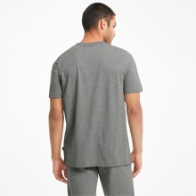 Puma Leisure T-shirt Essentials Logo (100% Cotton) Grey Men